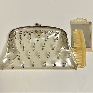 VERY RARE Vintage 1950’s Ingber Kiss Clutch Set&⁉️